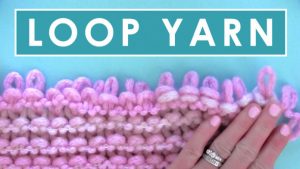 Loop Yarn Scarf Making